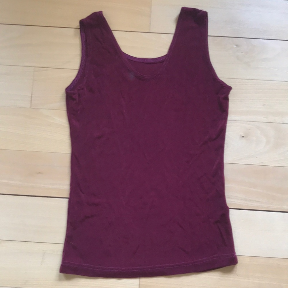 Flax tank by Jeanne Engelhart